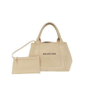 Balenciaga Navy Blue Cabas Tote Bag